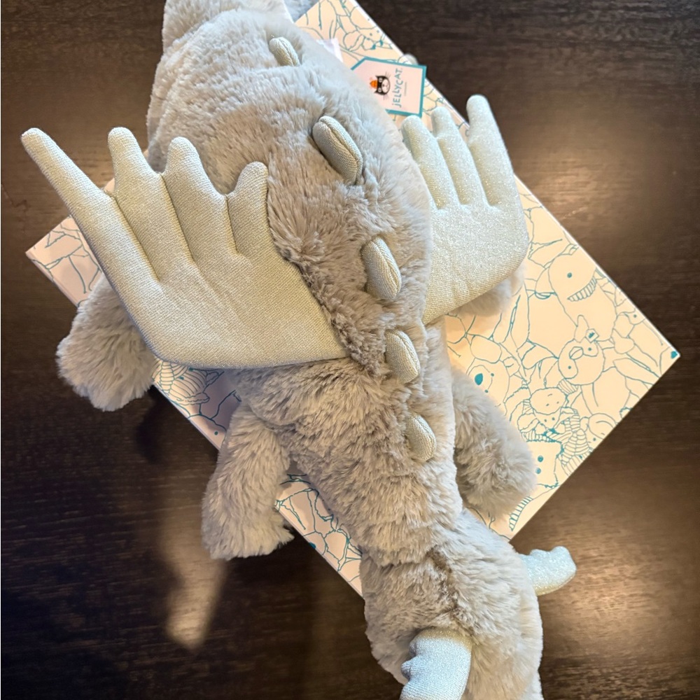 NWT Jellycat Sage Dragon (Authentic) - Picture 4 of 4